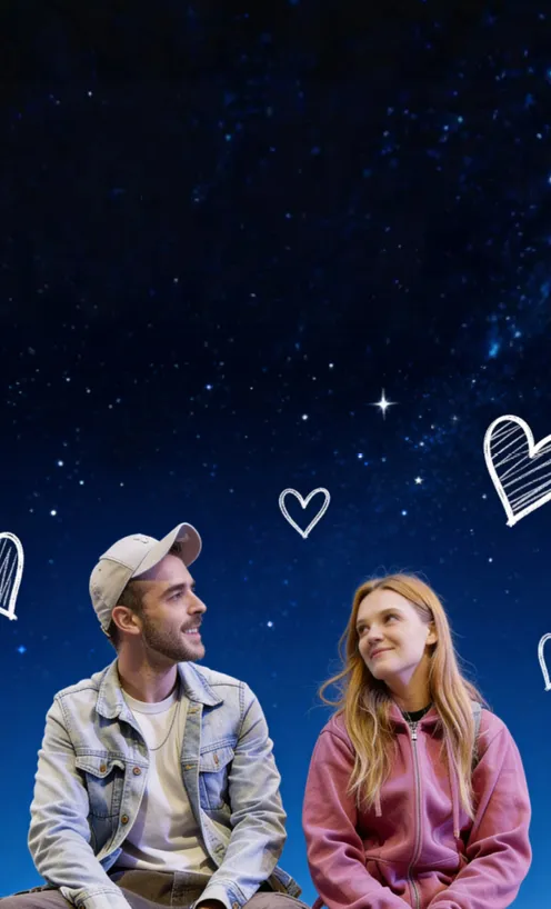 פוסטר ההצגה באמצע הרחוב