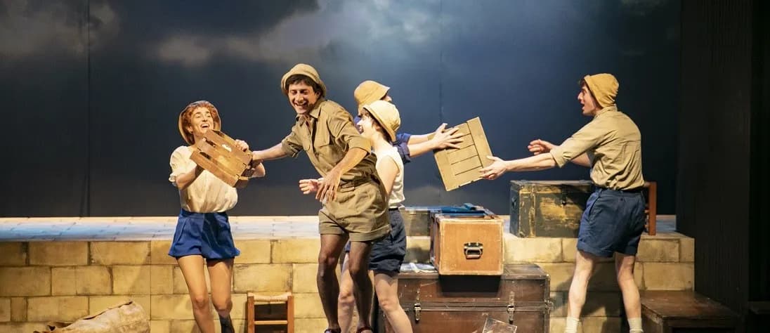 פוסטר ההצגה נער האופניים