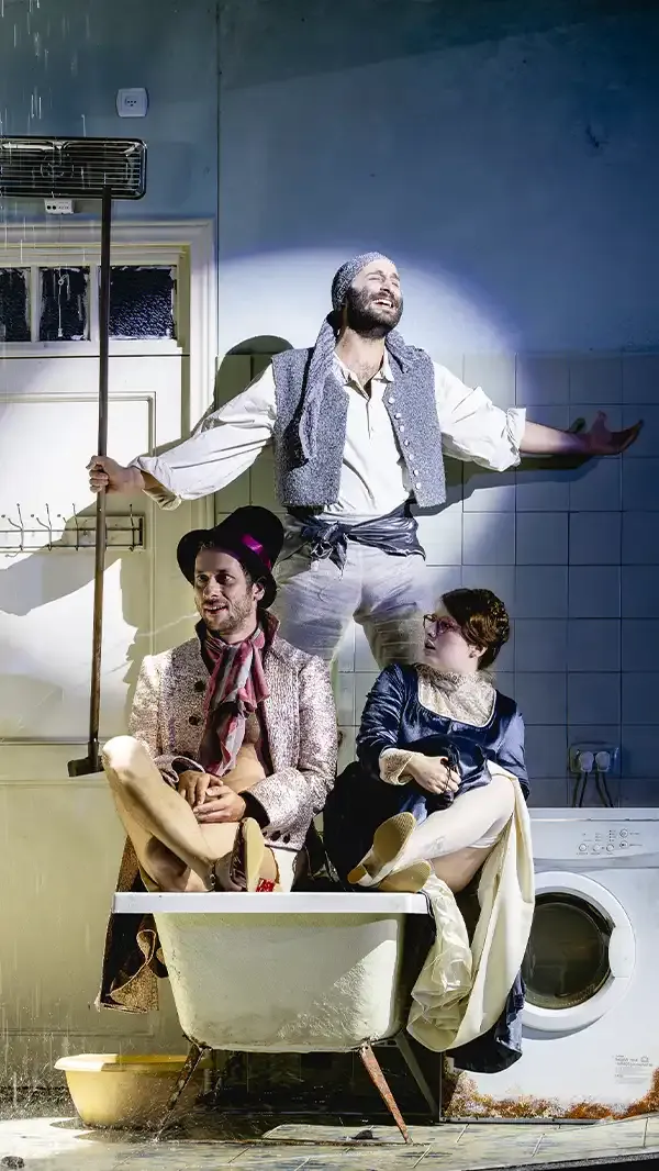 פוסטר ההצגה נשמות