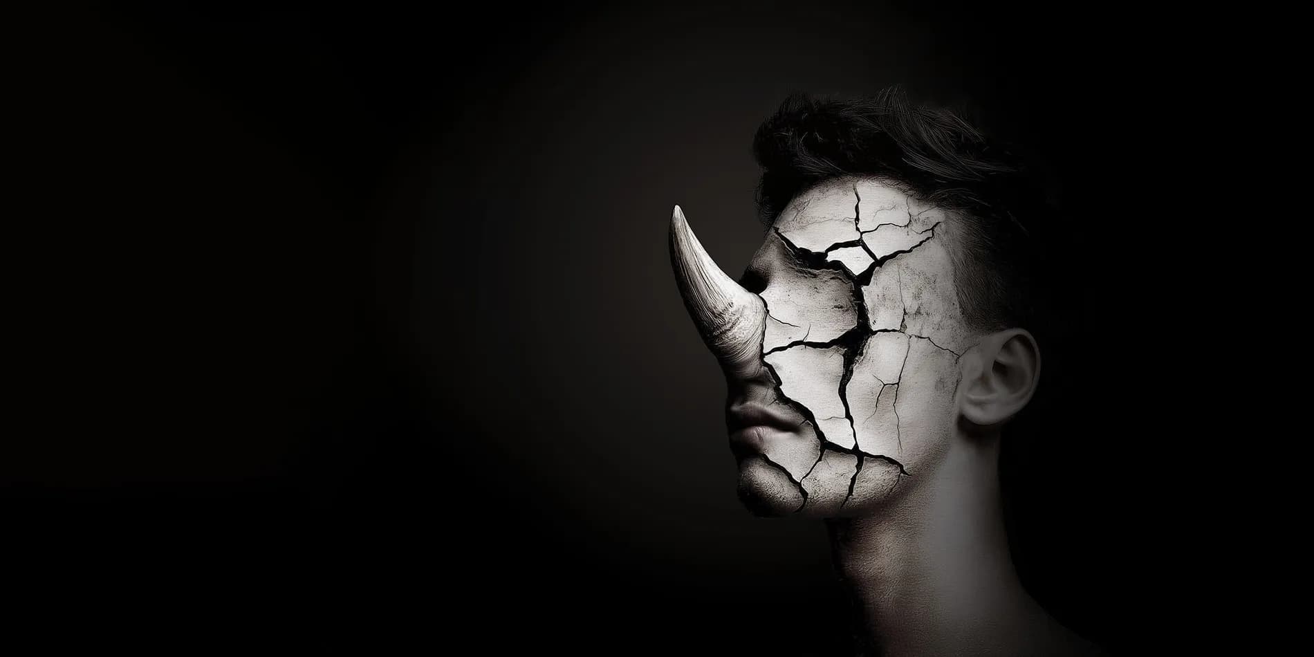 פוסטר ההצגה קרנפים